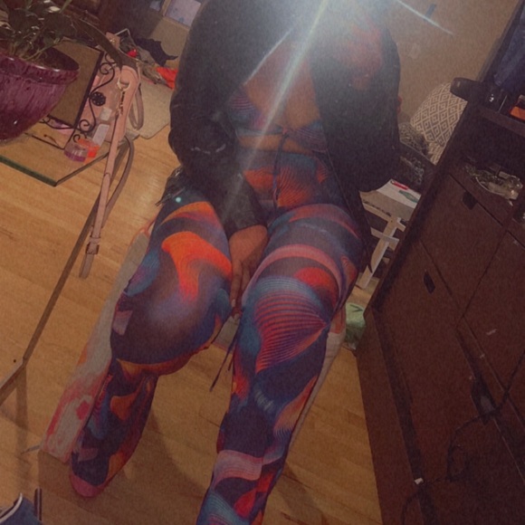 True art mesh pant set royal/combo - Picture 7 of 7